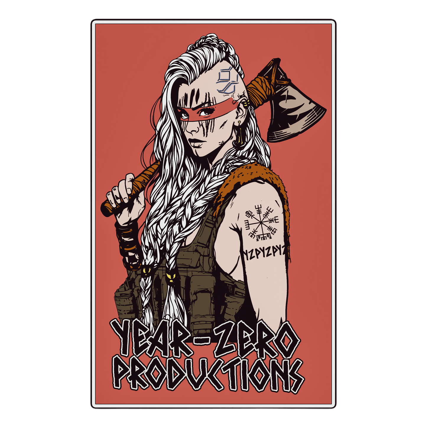 YZP Viking Sticker